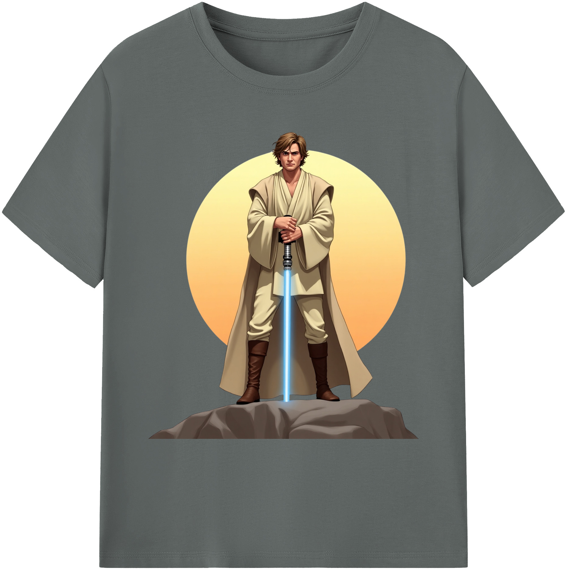 （画像用） スター・ウォーズ Star Wars 綿100％ メンズ半袖Tシャツ｜肌触りやわらか＆通気性